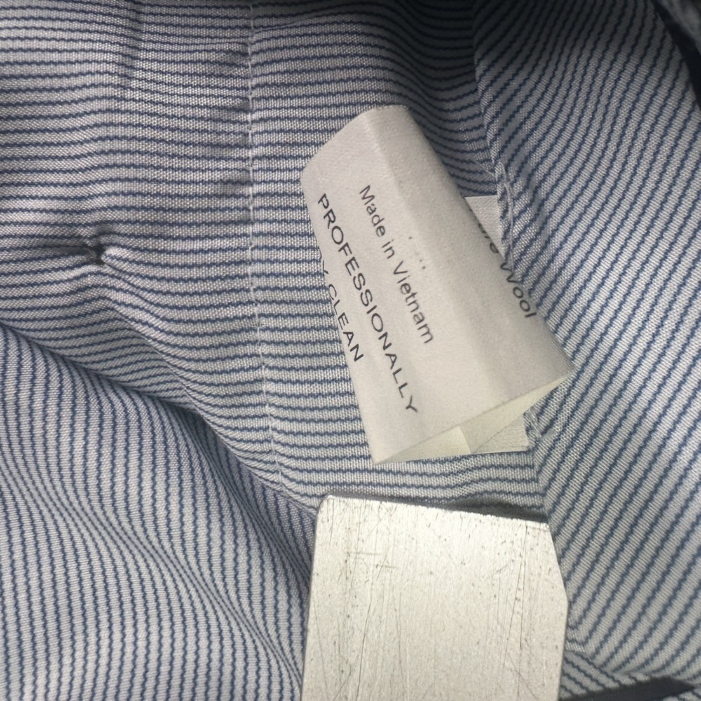 Santorelli Stuart Pants 35x31 Mid Grey 100% Pure Wool Dress Trousers - Picture 7 of 9